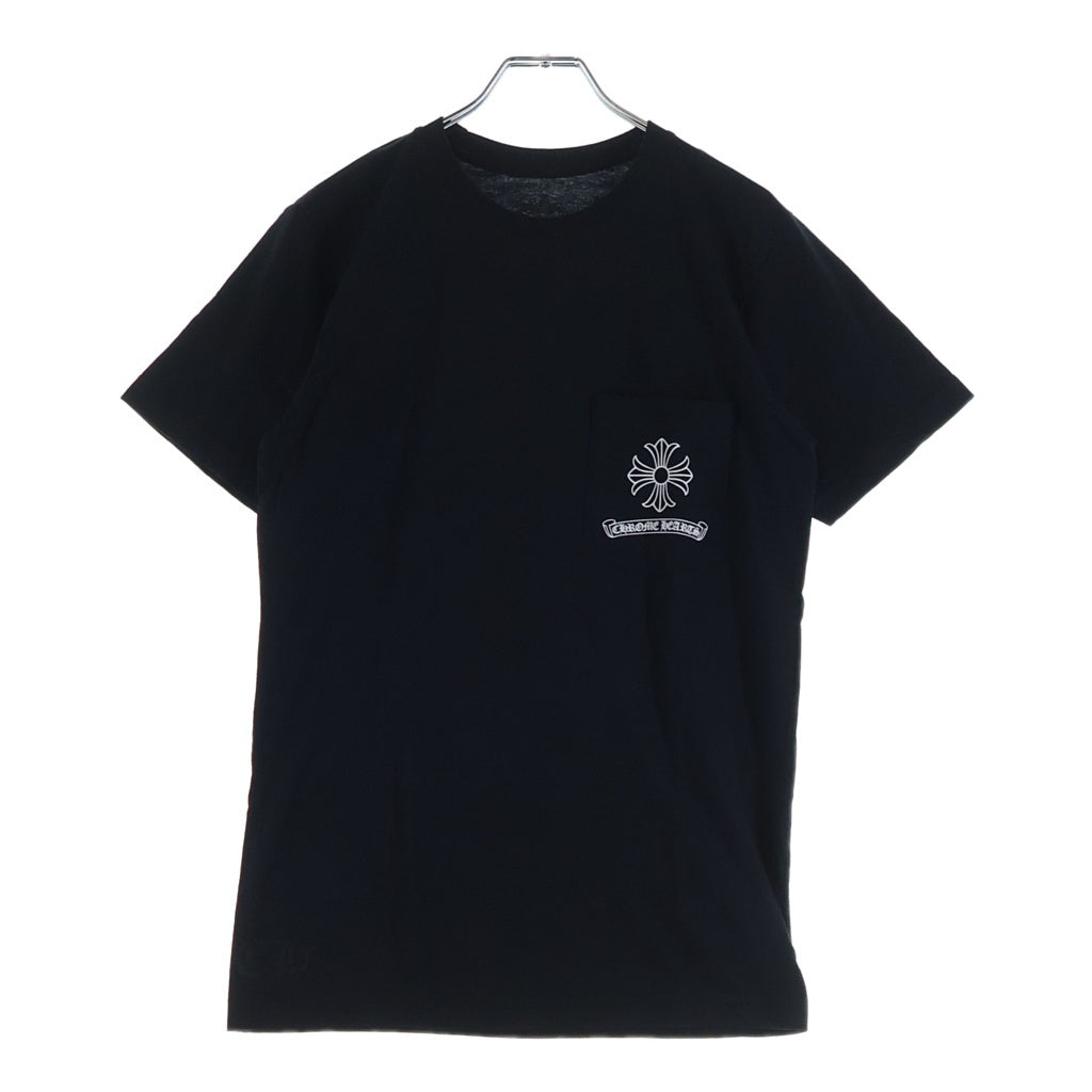 CHROME HEARTS(クロムハーツ) OLD CHプラス ヴァインダガープリント 半袖Tシャツ カットソー ブラック