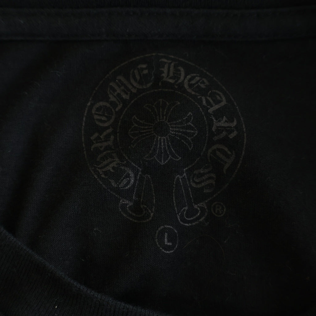 CHROME HEARTS(クロムハーツ) FOTI TEE フォティ スカルプリント クルーネック半袖Tシャツ カットソー ブラック