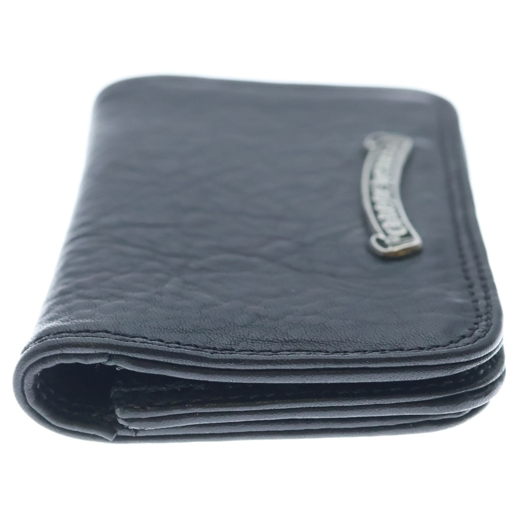 CHROME HEARTS(クロムハーツ) CARD CASE グロメット付き レザーカードケース ブラック