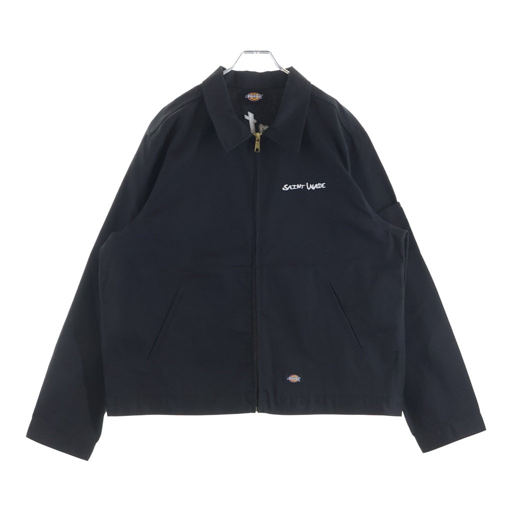SAINT MICHAEL(セントマイケル) 23AW ×DICKIES EXC NBN STWADE JKT SM-S23-0000-132 ディッキーズ ジップアップジャケット ブラック