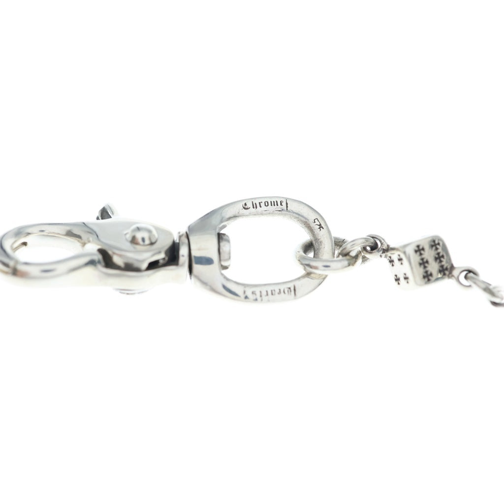 CHROME HEARTS(クロムハーツ) DICE 1CRS BALL-1 1クリップダイスクロスボール シルバーウォレットチェーン