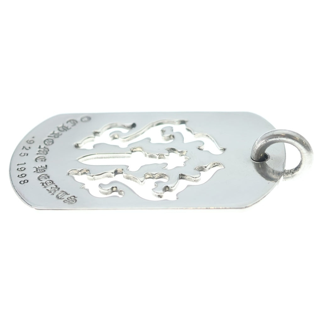 CHROME HEARTS(クロムハーツ) LARGE D TAG LRG DAGGER ダガーカットアウトドッグタグ ラージドッグタグ ネックレストップ