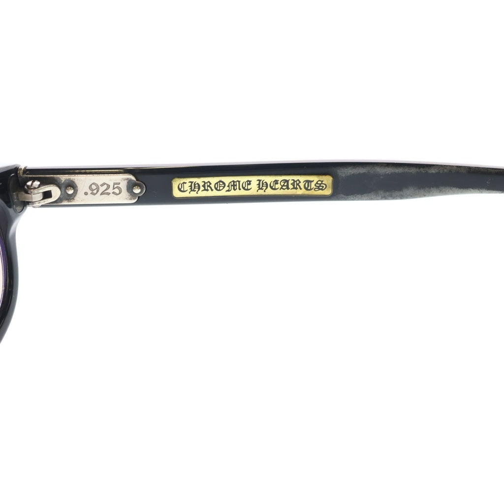 CHROME HEARTS(クロムハーツ) LOWRIDER オーバルフレーム サングラス ブラック
