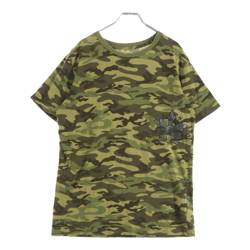 CHROME HEARTS(クロムハーツ) OLD スタープリント 半袖Tシャツ カットソー カモフラージュ/カーキ/グリーン