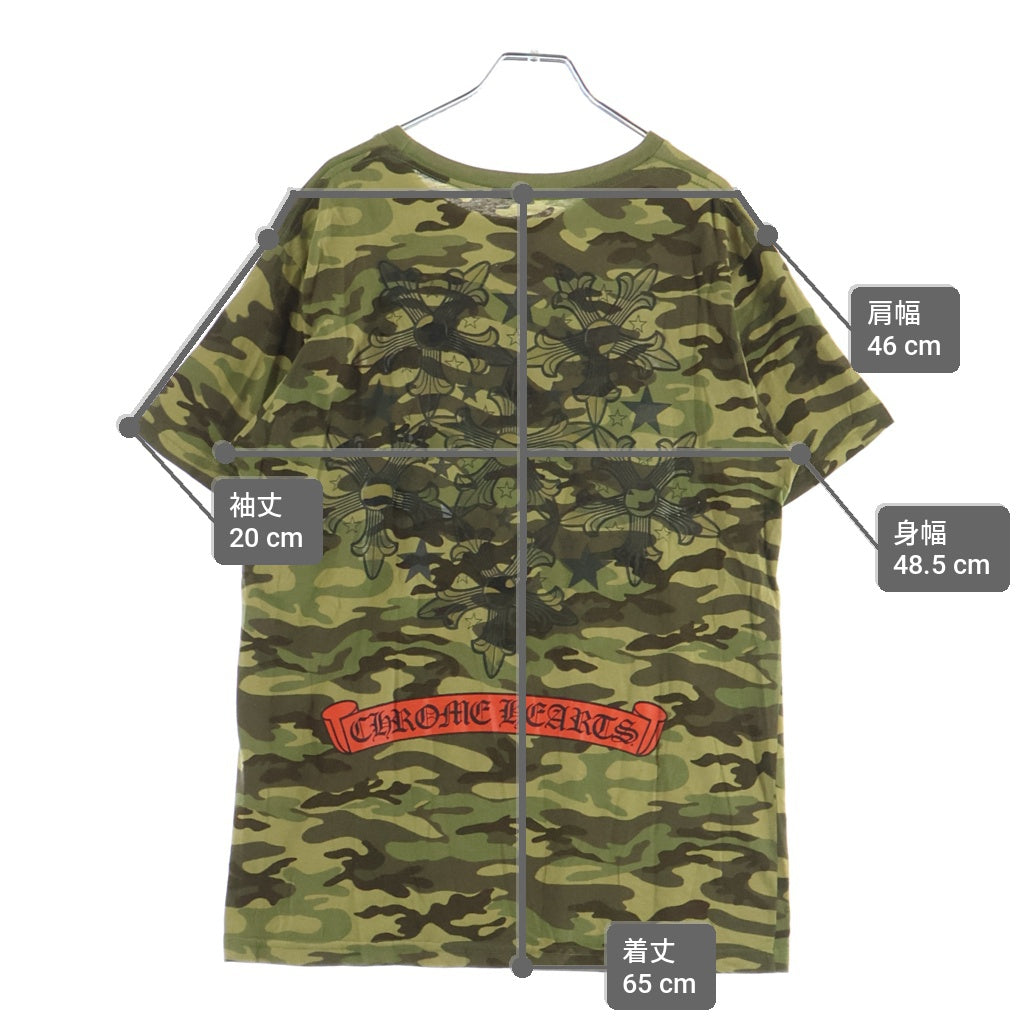 CHROME HEARTS(クロムハーツ) OLD スタープリント 半袖Tシャツ カットソー カモフラージュ/カーキ/グリーン