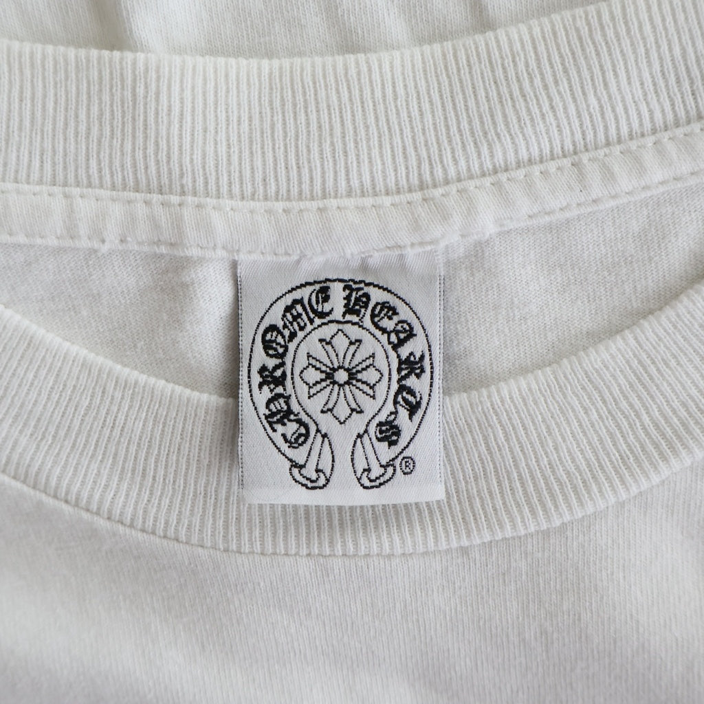 CHROME HEARTS(クロムハーツ) OLD CH T-SHIRT ROLLING STONES リップタン 半袖Tシャツカットソー ホワイト