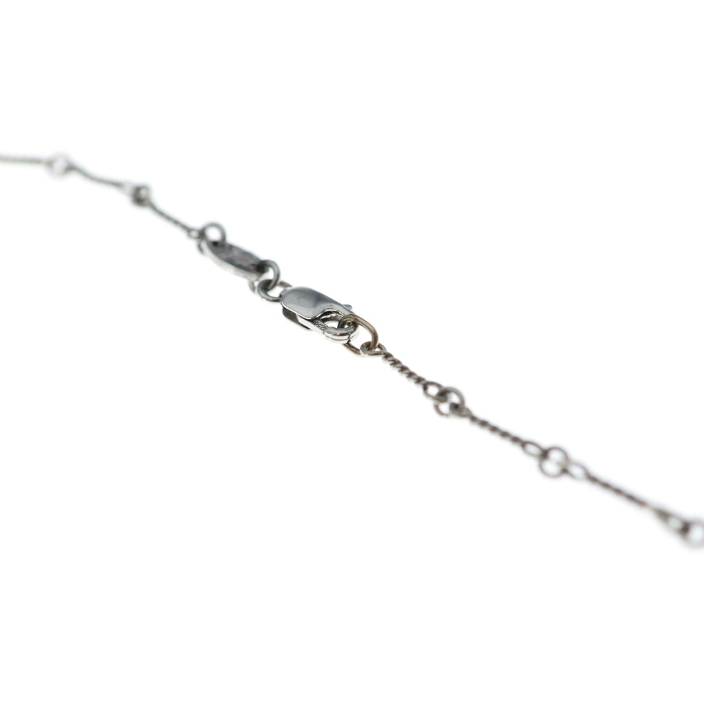 CHROME HEARTS(クロムハーツ) 18KWG NECKCHAIN T20 オールド ツイストチェーンネックレス 20inch ホワイトゴールド BCA003