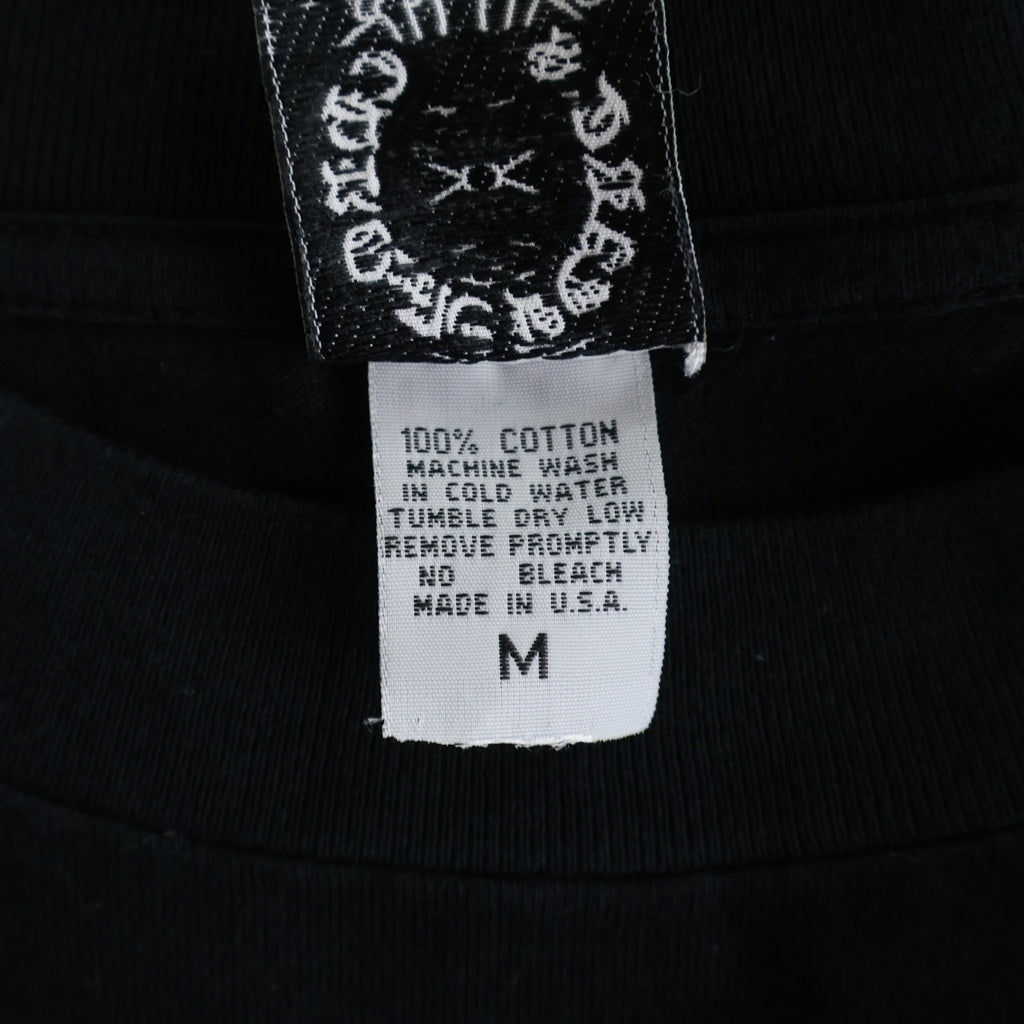CHROME HEARTS(クロムハーツ) OLD T‐BAR TEE CHクロスプリント 半袖Tシャツ カットソー ブラック/ホワイト