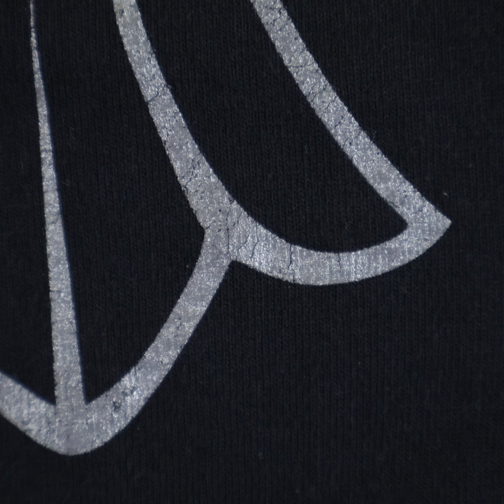 CHROME HEARTS(クロムハーツ) ×KYOSUKE HIMURO OLD L/S TEE ×氷室京介 バッククロスプリント クルーネック長袖Tシャツカットソー ブラック