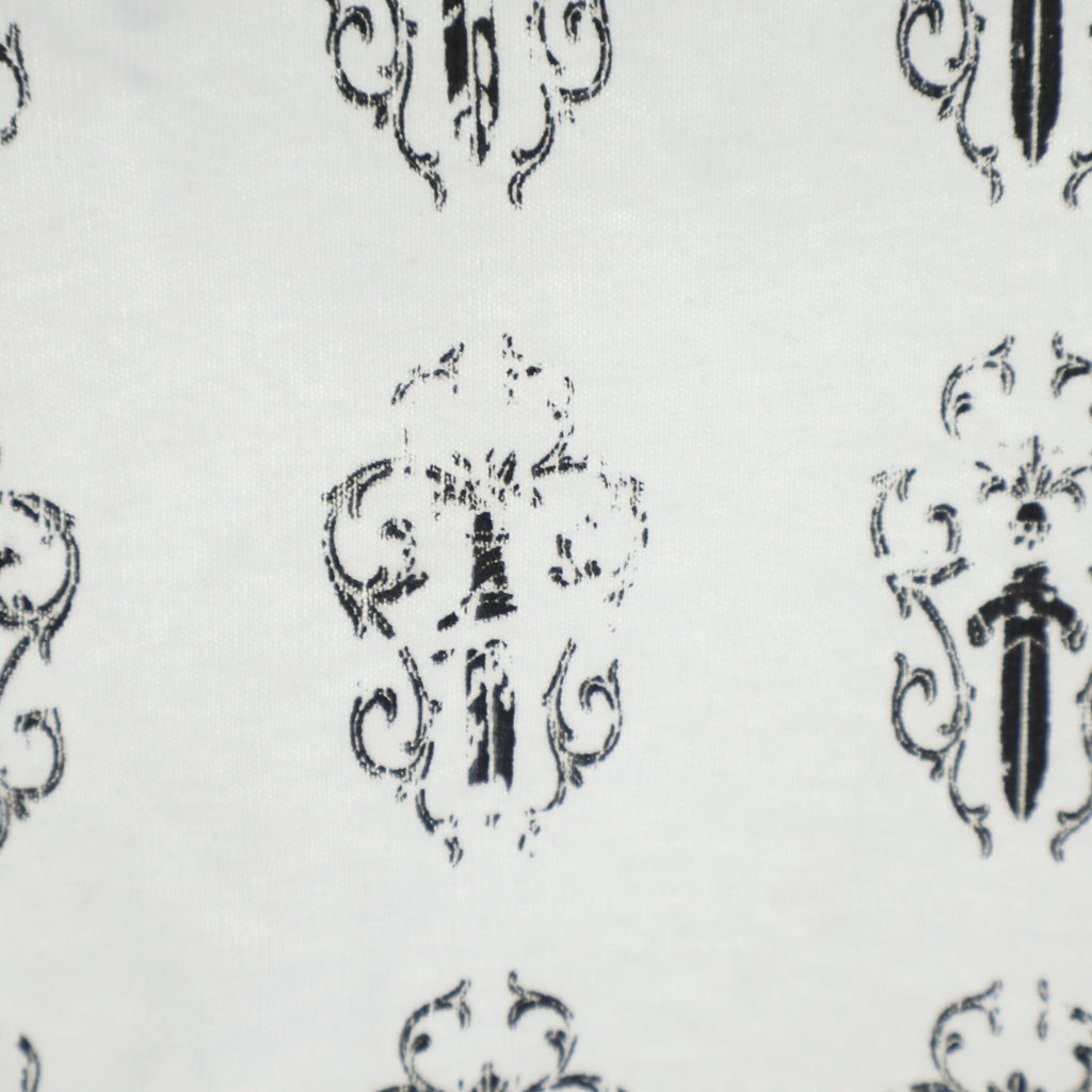 CHROME HEARTS(クロムハーツ) OLD ヴァインダガープリント 半袖Tシャツ ホワイト/ブラック