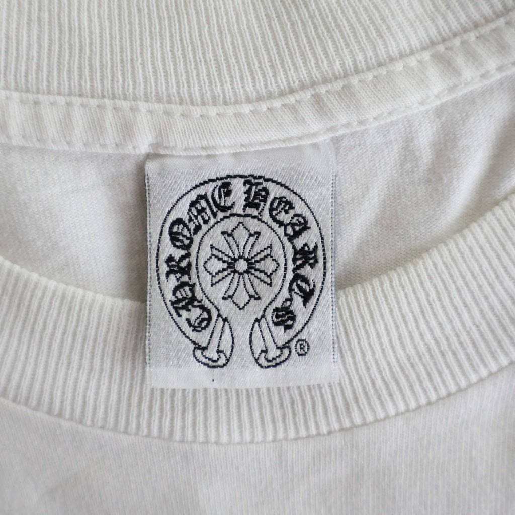 CHROME HEARTS(クロムハーツ) OLD ヴァインダガープリント 半袖Tシャツ ホワイト/ブラック