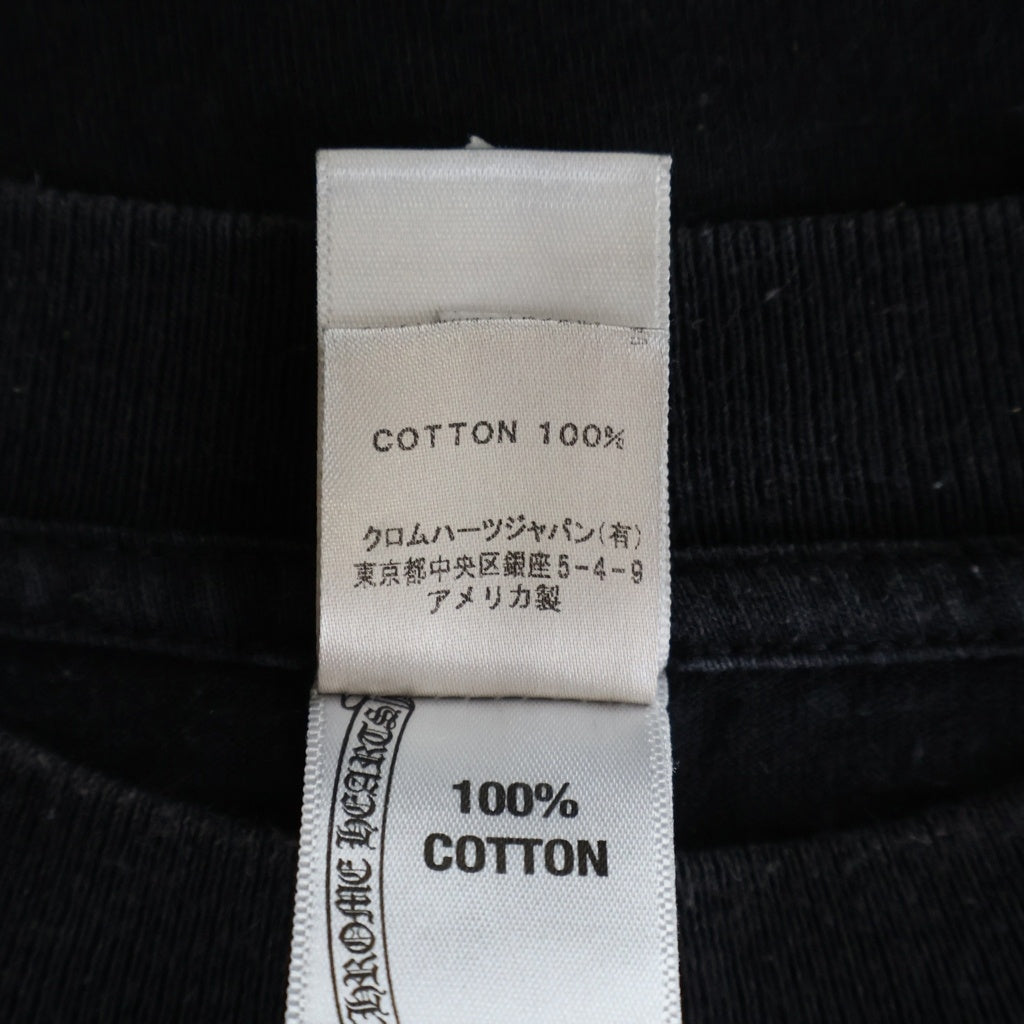 CHROME HEARTS(クロムハーツ) OLD CHプラス ホースシュープリント 半袖Tシャツ ブラック