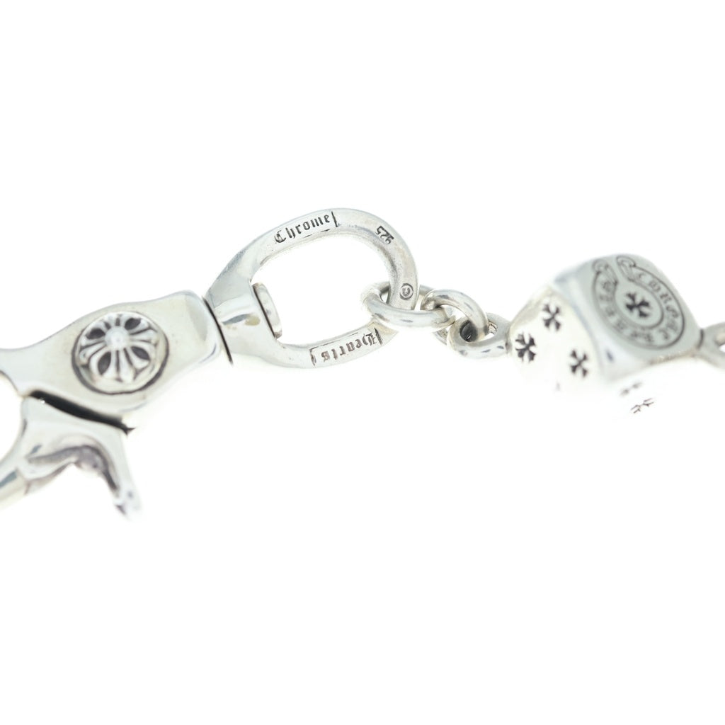 CHROME HEARTS(クロムハーツ) DICE LINK-2 2クリップダイス シルバーウォレットチェーン