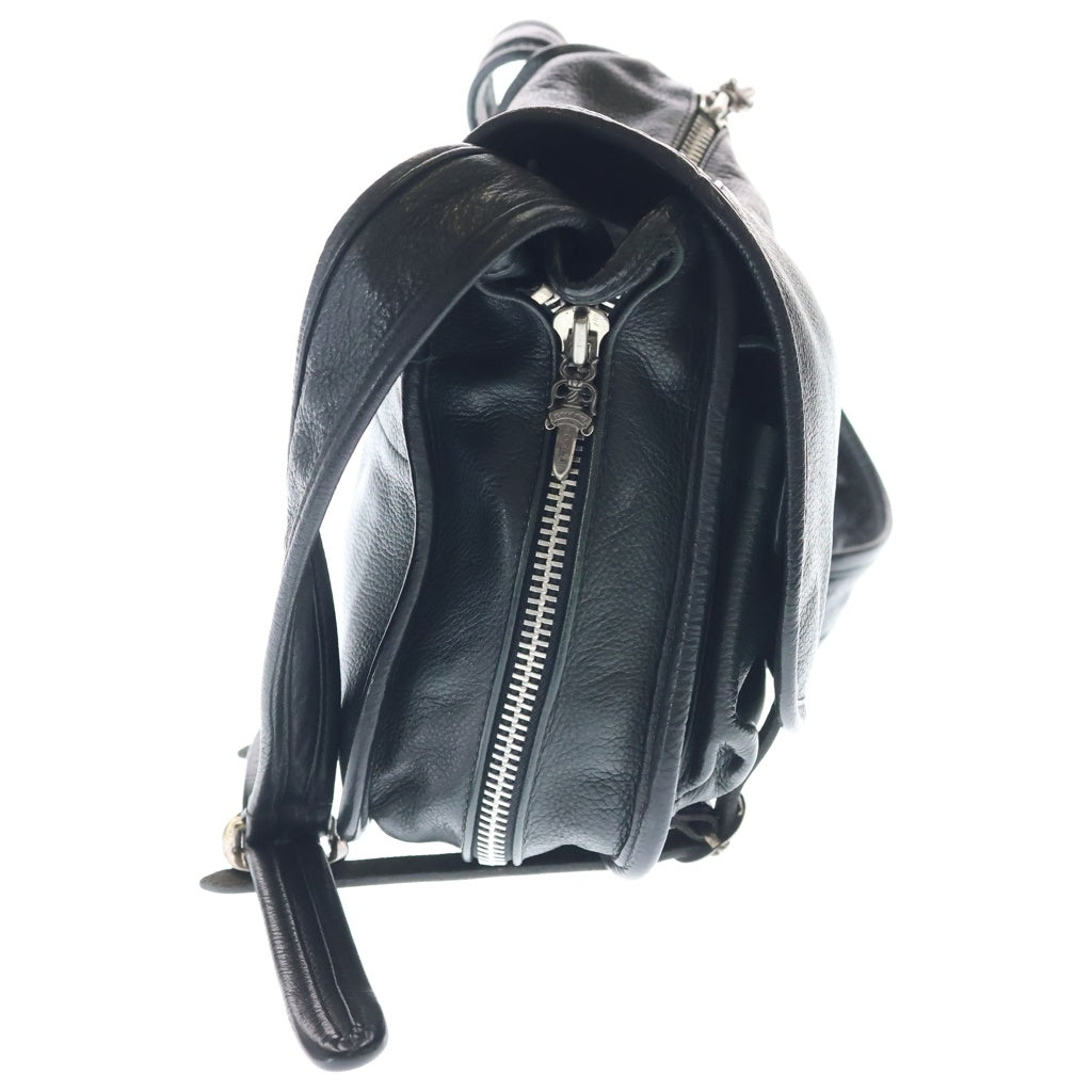 CHROME HEARTS(クロムハーツ) TINY SOFT SHOULDER ガンスリンガーストラップレザーショルダーバッグ ブラック レディース