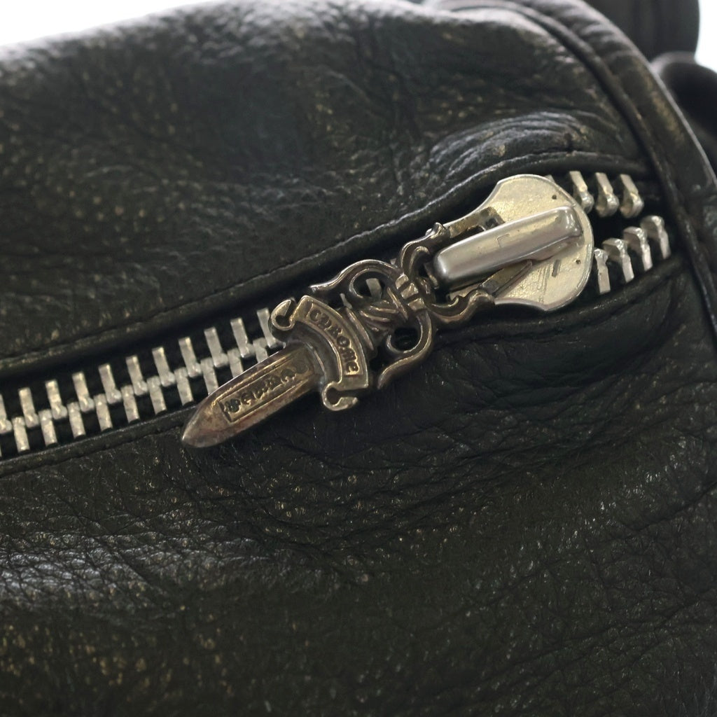 CHROME HEARTS(クロムハーツ) TINY SOFT SHOULDER ガンスリンガーストラップレザーショルダーバッグ ブラック レディース
