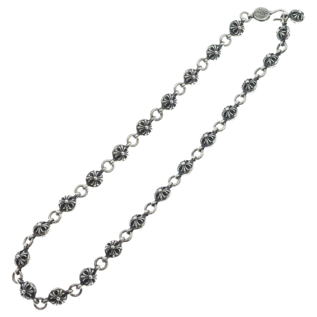 CHROME HEARTS(クロムハーツ) #2 CROSS BALL CHAIN クロスボールチェーン シルバーネックレス