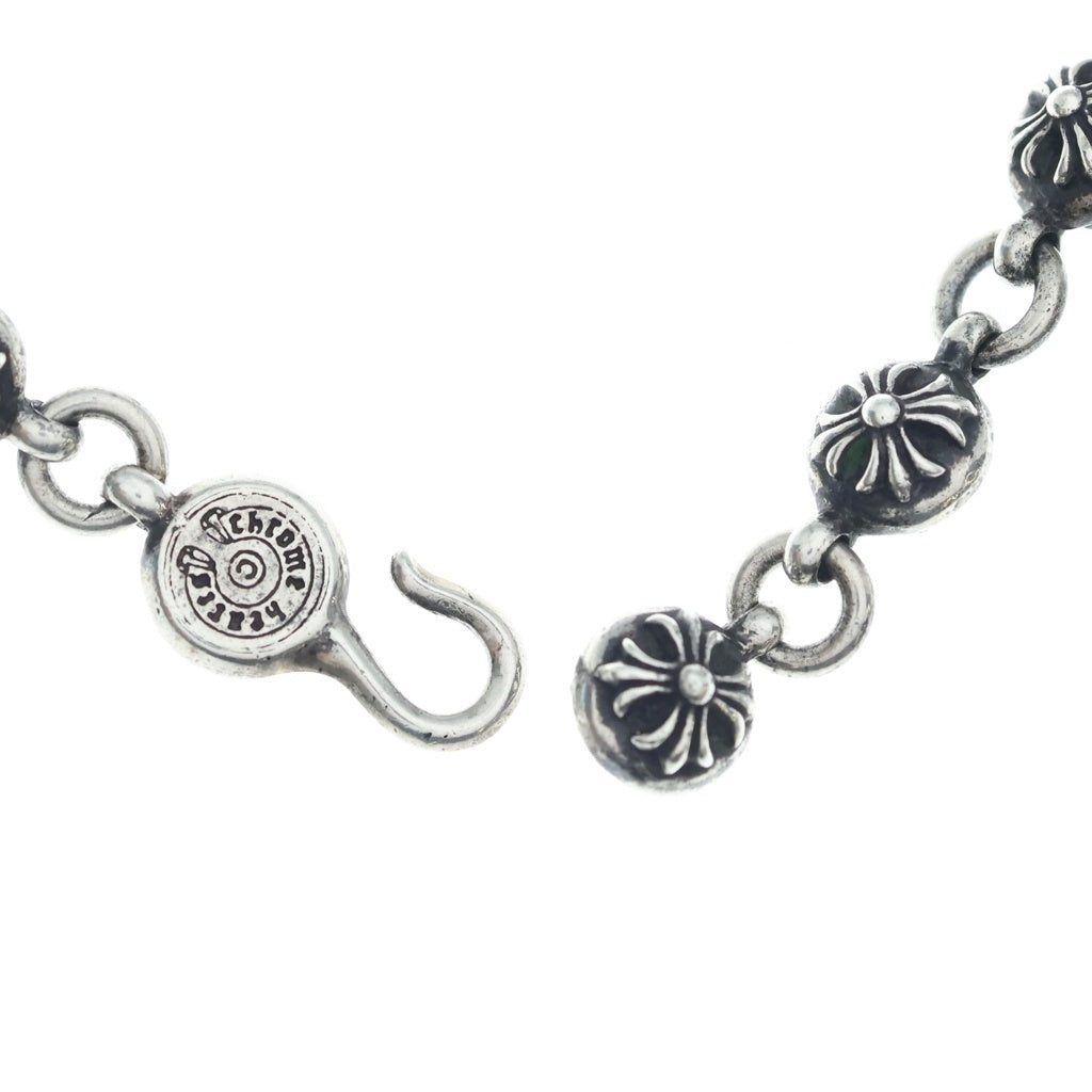 CHROME HEARTS(クロムハーツ) #2 CROSS BALL CHAIN クロスボールチェーン シルバーネックレス