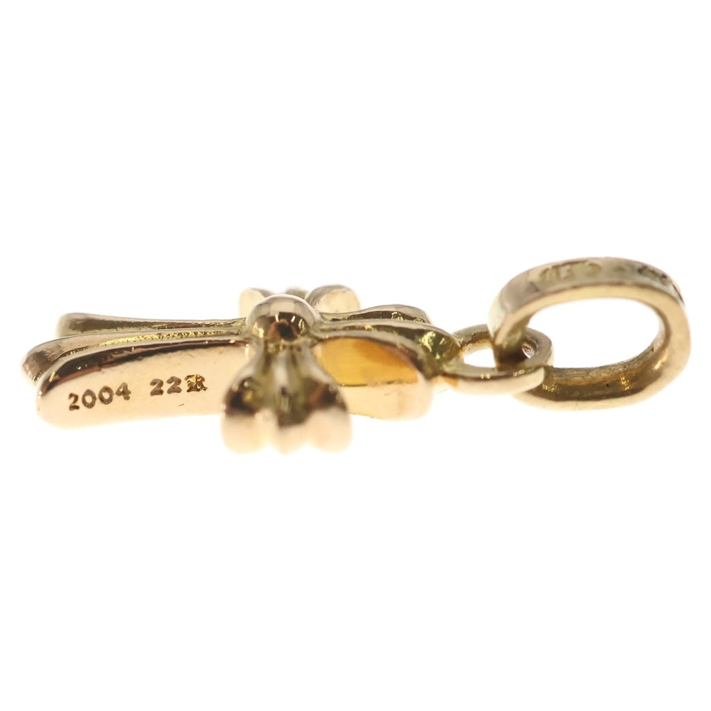 CHROME HEARTS(クロムハーツ) 22K CRS BBYFAT P SAP P ベイビーファット PAVEピンクサファイア