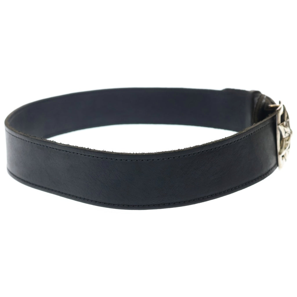 CHROME HEARTS(クロムハーツ) Lage Strap Star Buckle Belt ラージスター装飾レザーベルト