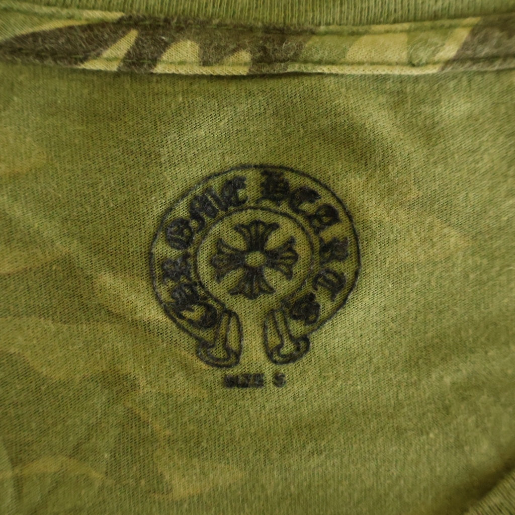CHROME HEARTS(クロムハーツ) バックスクロールラベル スタープリントTシャツ カモ柄