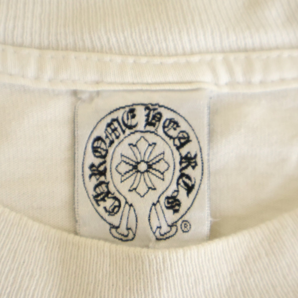 CHROME HEARTS(クロムハーツ) OLD バックスクロールラベルスタープリント 半袖ポケットTシャツカットソー