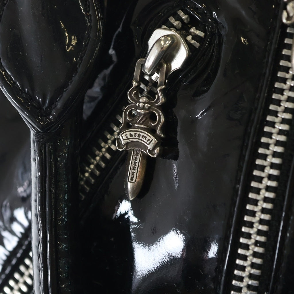 CHROME HEARTS(クロムハーツ) MODEAN PATENT LEATHER レザーライダース