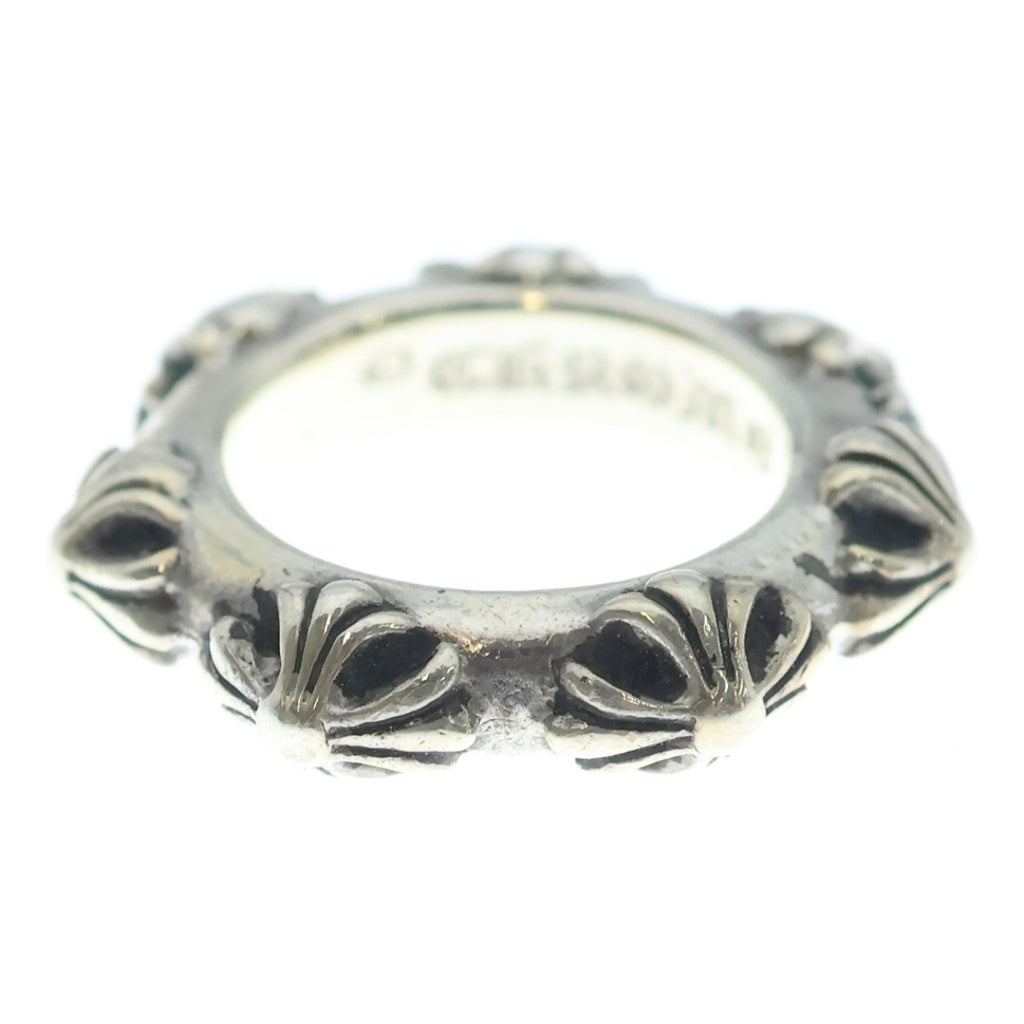 CHROME HEARTS(クロムハーツ) CROSS BAND クロスバンド リング シルバー BCA342 レディース