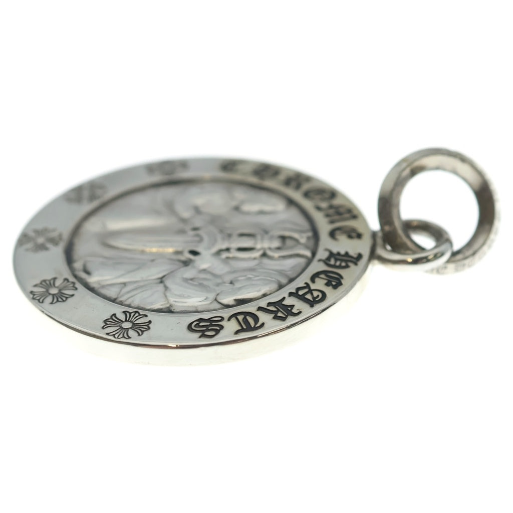 CHROME HEARTS(クロムハーツ) CHRM ANGL MDL LG ラージ エンジェルメダル ペンダントトップ シルバー BCA228