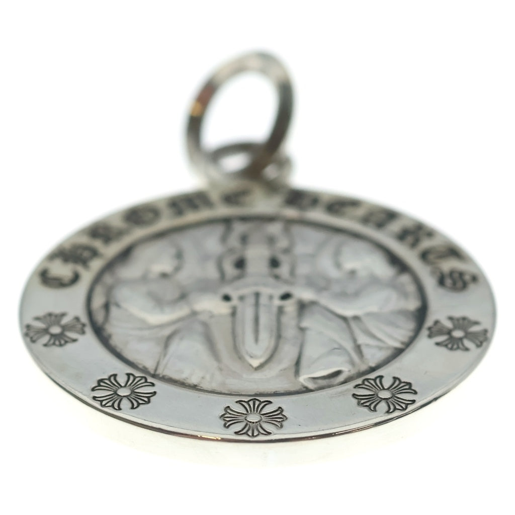 CHROME HEARTS(クロムハーツ) CHRM ANGL MDL LG ラージ エンジェルメダル ペンダントトップ シルバー BCA228