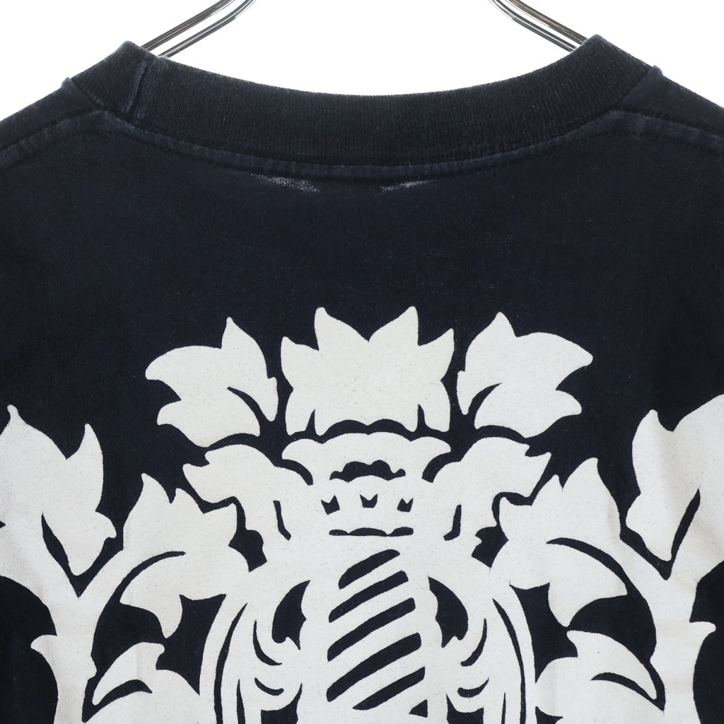 CHROME HEARTS(クロムハーツ) OLD DAGGER LOGO L/S TEE オールド ダガーロゴプリント 長袖Tシャツカットソー ブラック