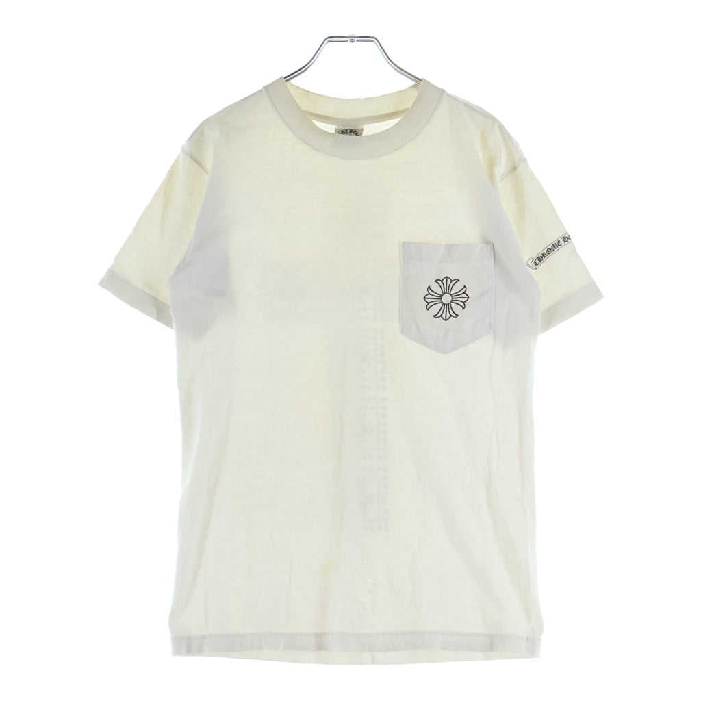 CHROME HEARTS(クロムハーツ) OLD CH PLUS TEE オールド CHプラスプリント 半袖Tシャツカットソー ホワイト