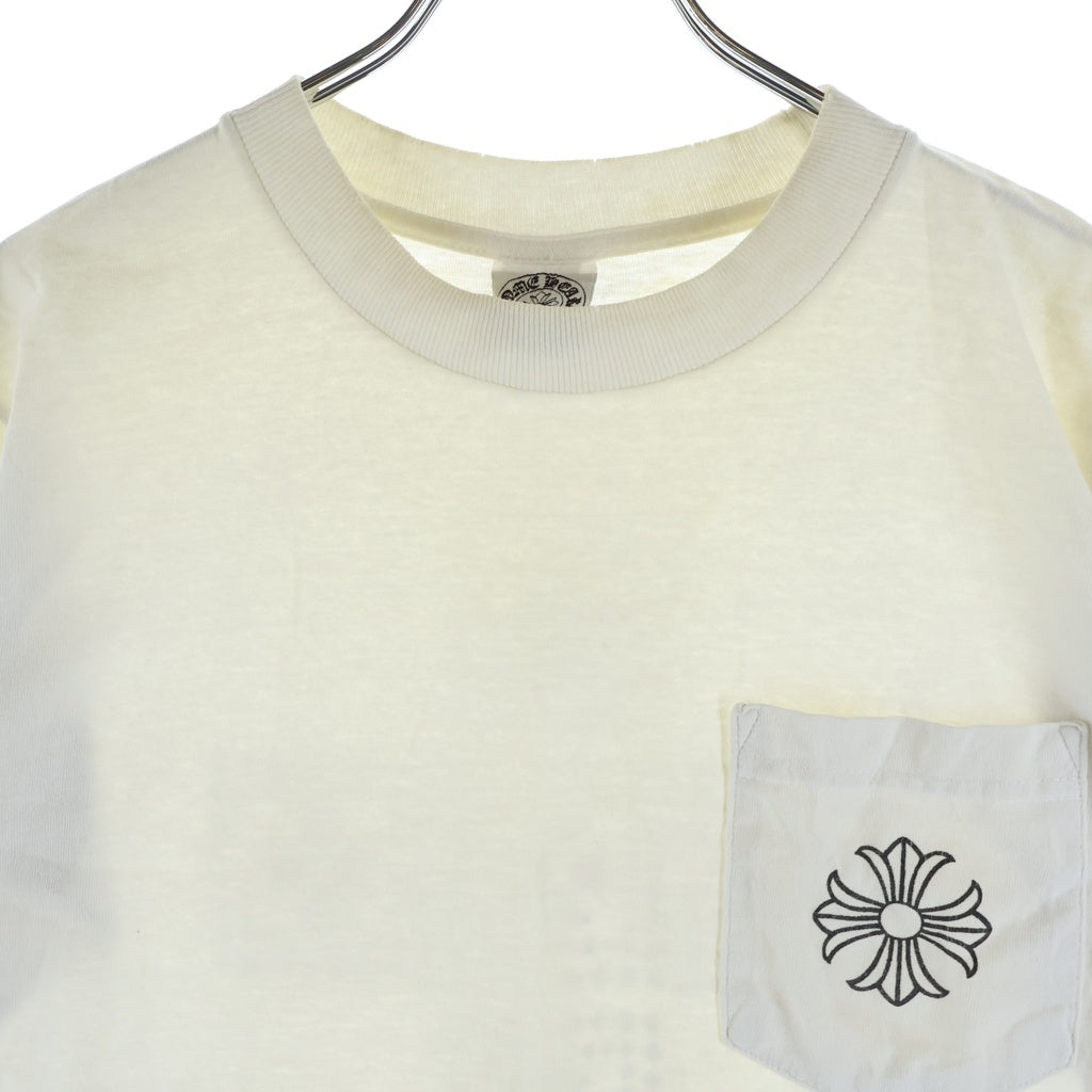 CHROME HEARTS(クロムハーツ) OLD CH PLUS TEE オールド CHプラスプリント 半袖Tシャツカットソー ホワイト