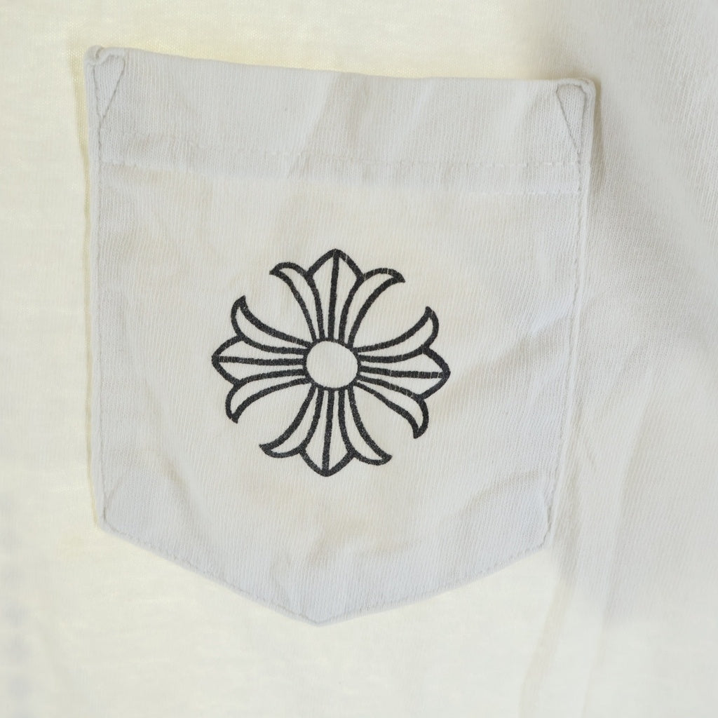 CHROME HEARTS(クロムハーツ) OLD CH PLUS TEE オールド CHプラスプリント 半袖Tシャツカットソー ホワイト