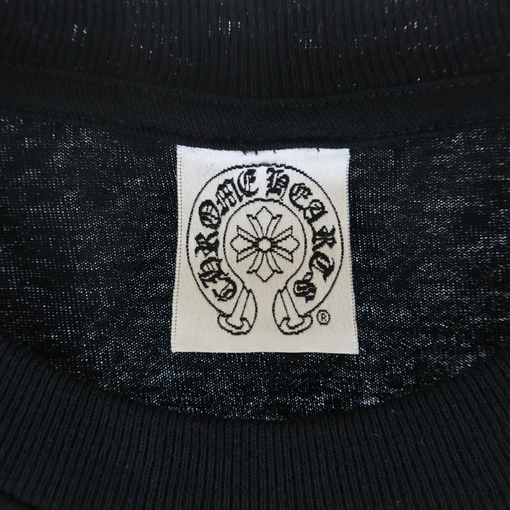 CHROME HEARTS(クロムハーツ) OLD CH S/S TEE オールド ニューヨーク限定 胸クロスプリント クルーネック半袖Tシャツカットソー ブラック