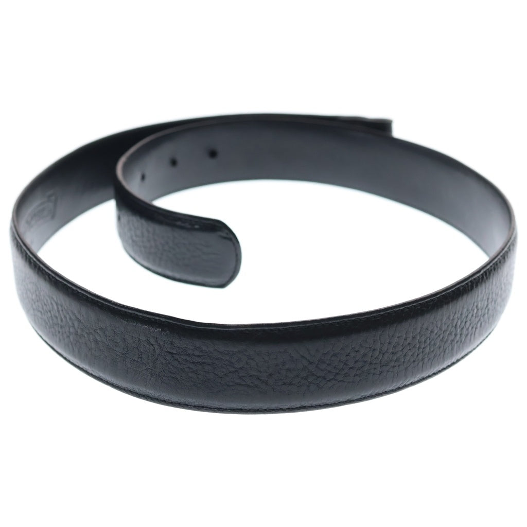 CHROME HEARTS(クロムハーツ) 1.5 STRAP 1.5inchスクロールレーベルリベッツ レザーベルト