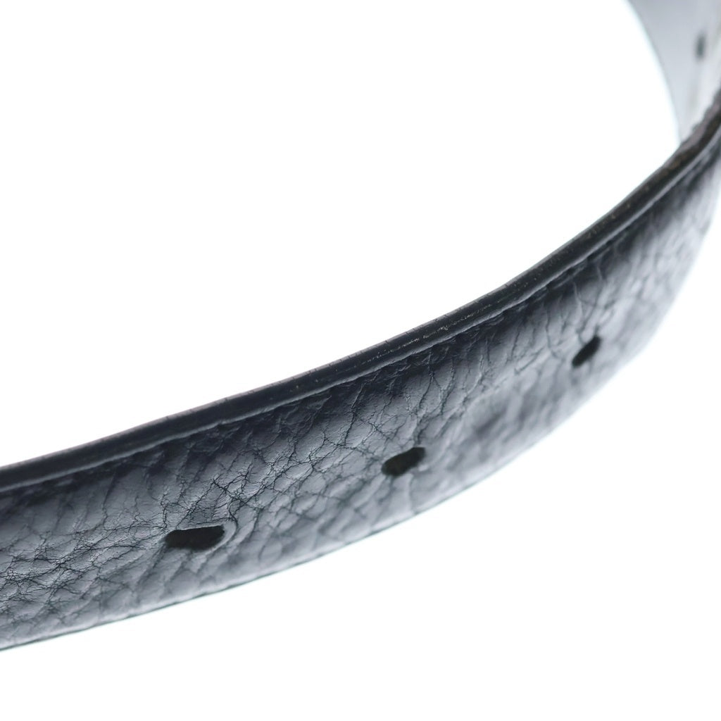 CHROME HEARTS(クロムハーツ) 1.5 STRAP 1.5inchスクロールレーベルリベッツ レザーベルト
