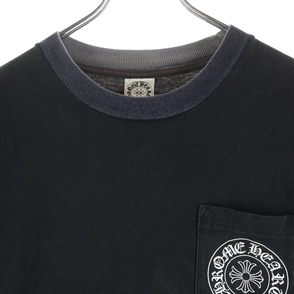 CHROME HEARTS(クロムハーツ) OLD HONOLULU Limited Horseshoe Tee ホノルル限定 ホースシュープリント クルーネック半袖Tシャツ ブラック