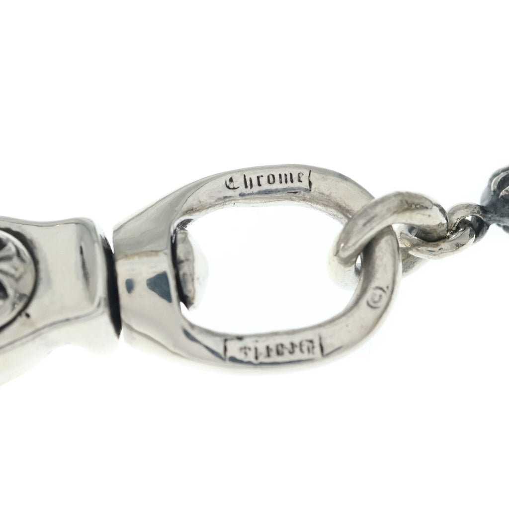 CHROME HEARTS(クロムハーツ) 1BALL EX LONG-T 2クリップエクストラロング#1クロスボール シルバーウォレットチェーン