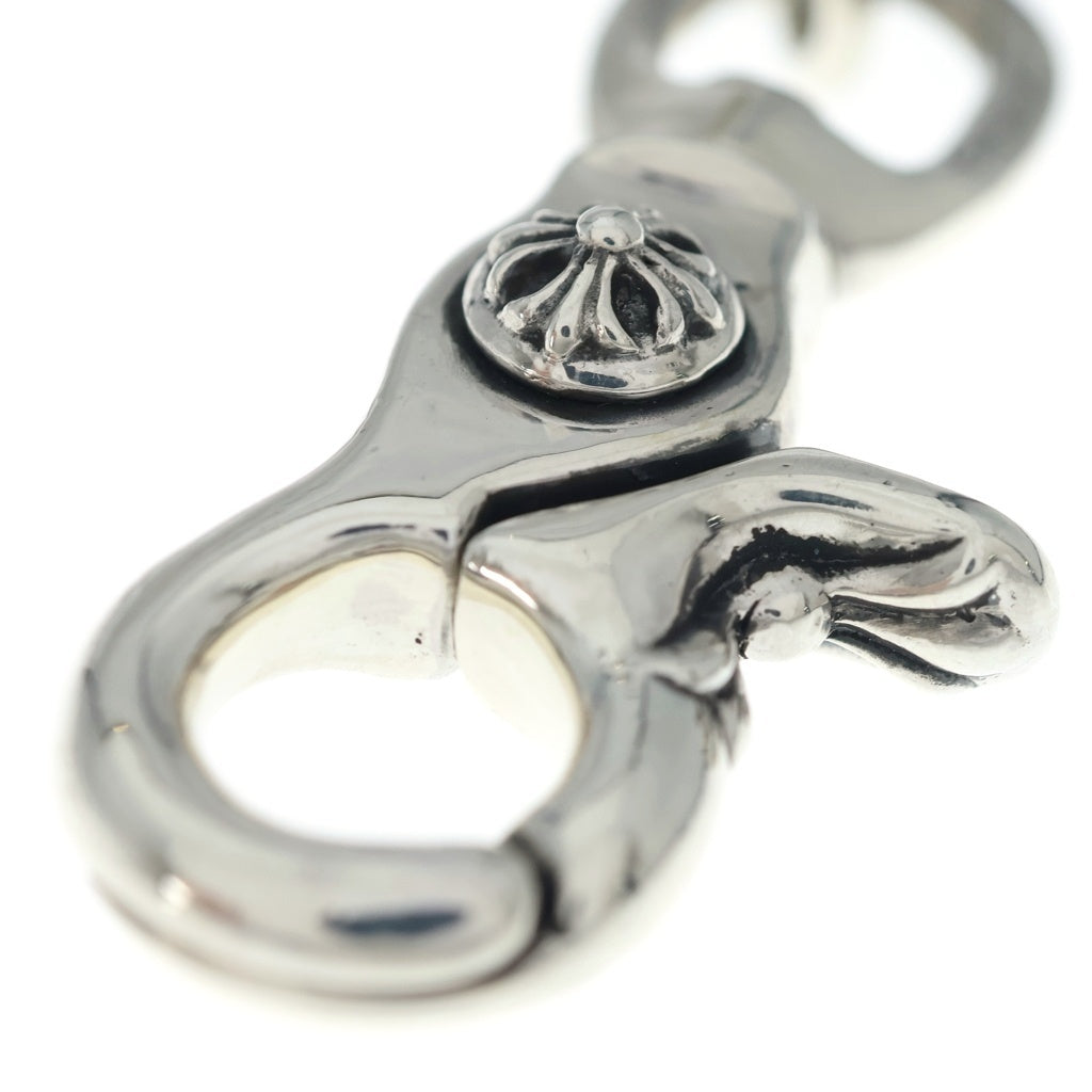 CHROME HEARTS(クロムハーツ) 1BALL EX LONG-T 2クリップエクストラロング#1クロスボール シルバーウォレットチェーン
