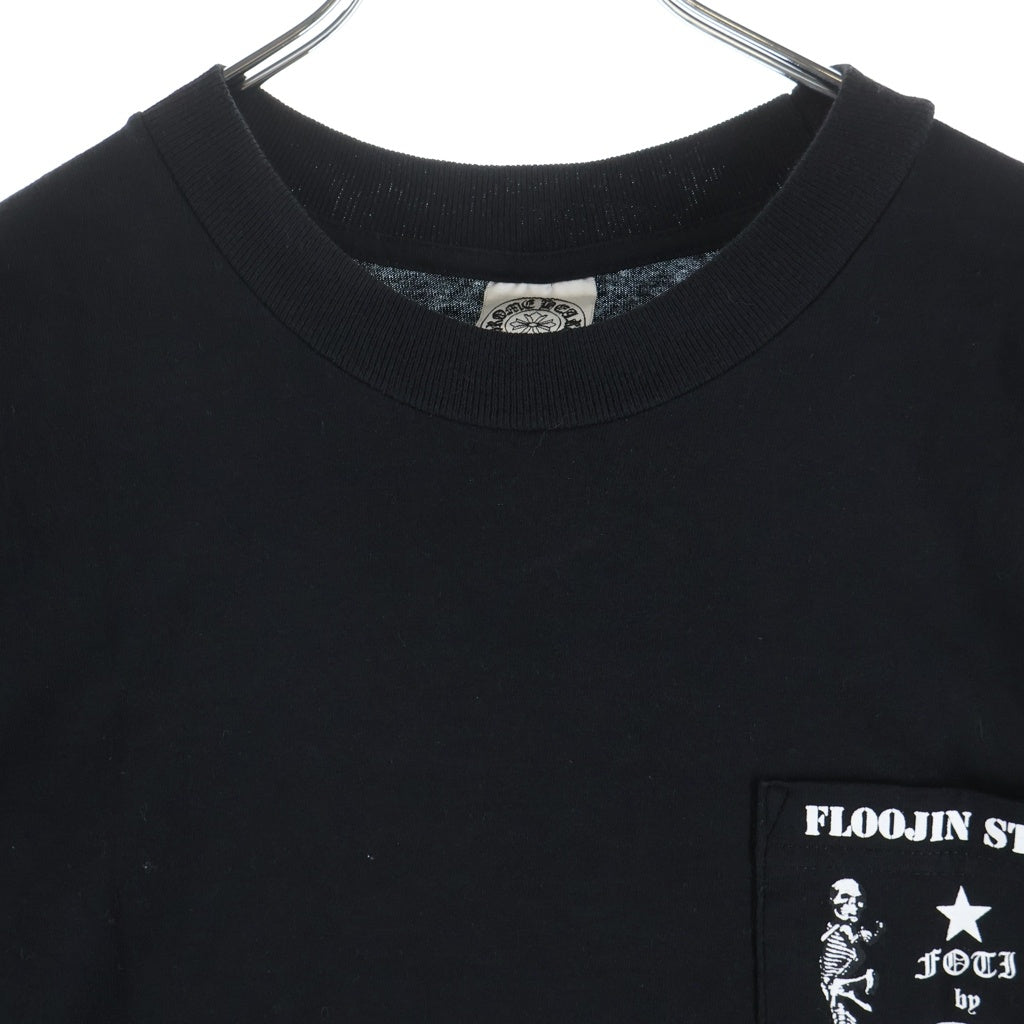 CHROME HEARTS(クロムハーツ) OLD FOTI T-SHIRT オールド フォティプリント クルーネックポケット半袖Tシャツ ブラック