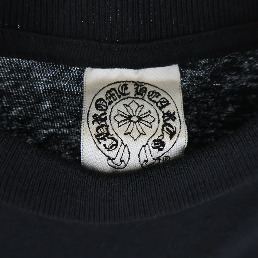 CHROME HEARTS(クロムハーツ) OLD FOTI T-SHIRT オールド フォティプリント クルーネックポケット半袖Tシャツ ブラック
