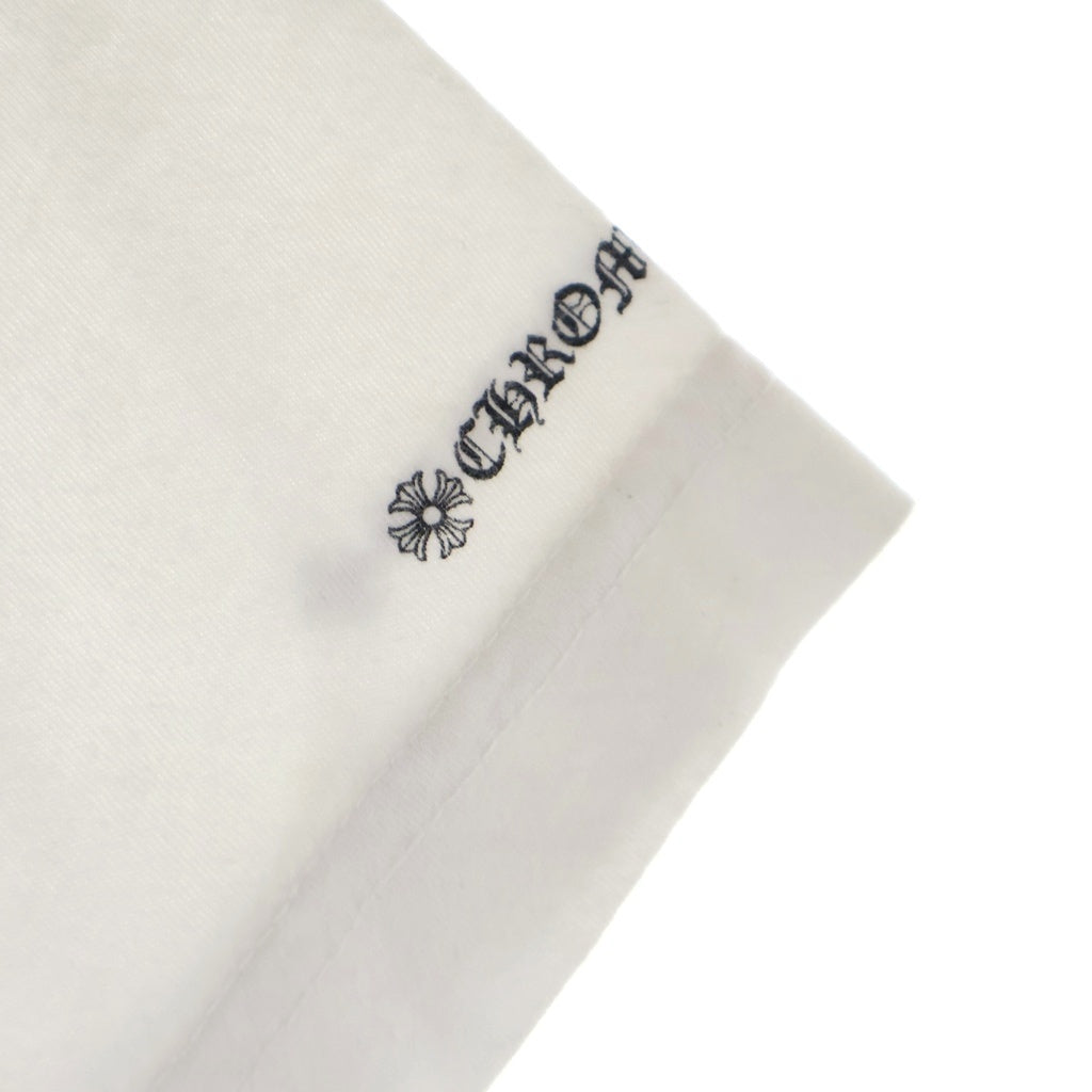 CHROME HEARTS(クロムハーツ) CH T-SHRT 1 ネックロゴプリントTシャツ ホワイト