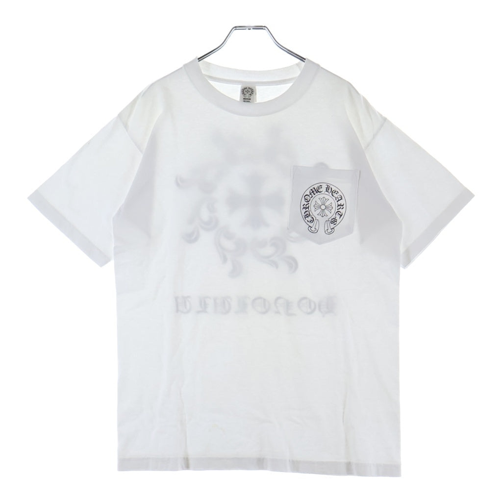 CHROME HEARTS(クロムハーツ) OLD CH T-SHIRT エクスクルーシブ ホノルル ホースシュー 半袖Tシャツ カットソー 両面プリント ブラック