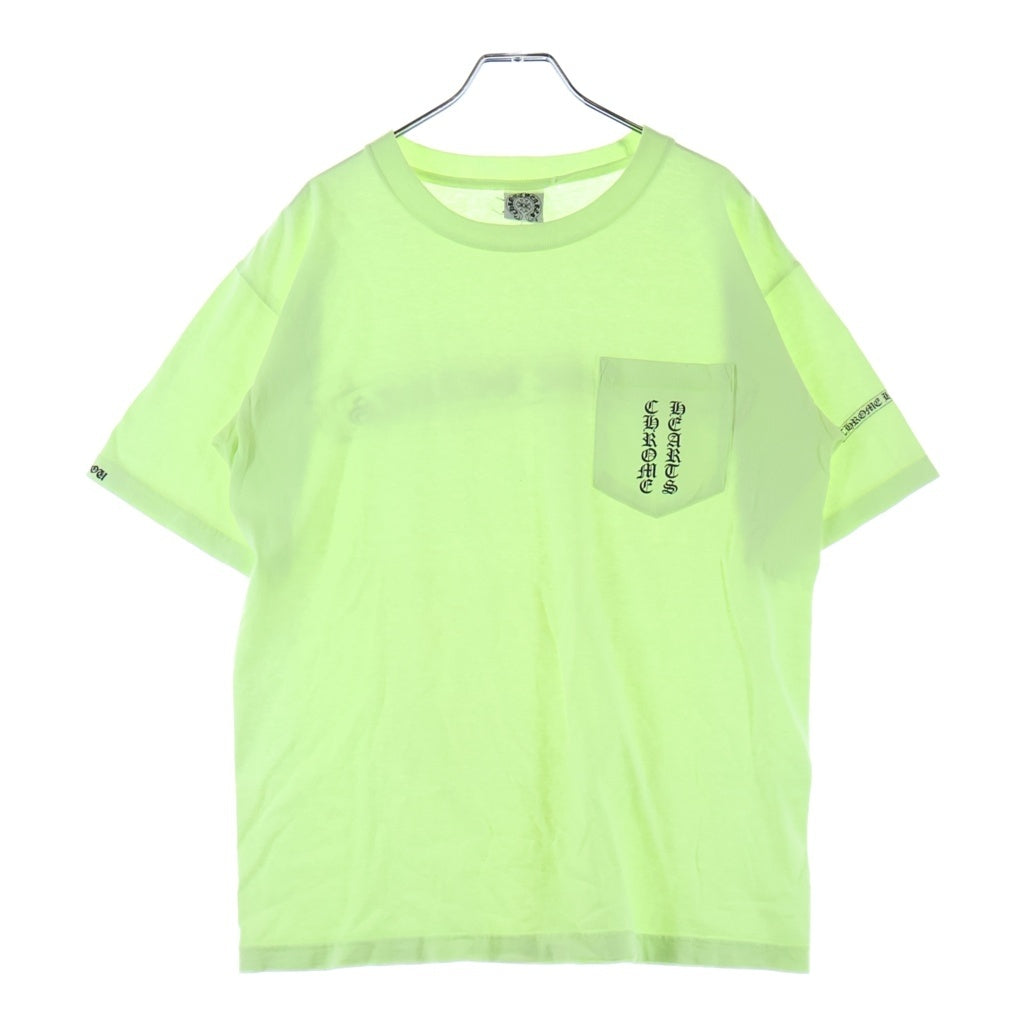 CHROME HEARTS(クロムハーツ) OLD オールド バックスクロールラベルプリント半袖Tシャツカットソー グリーン