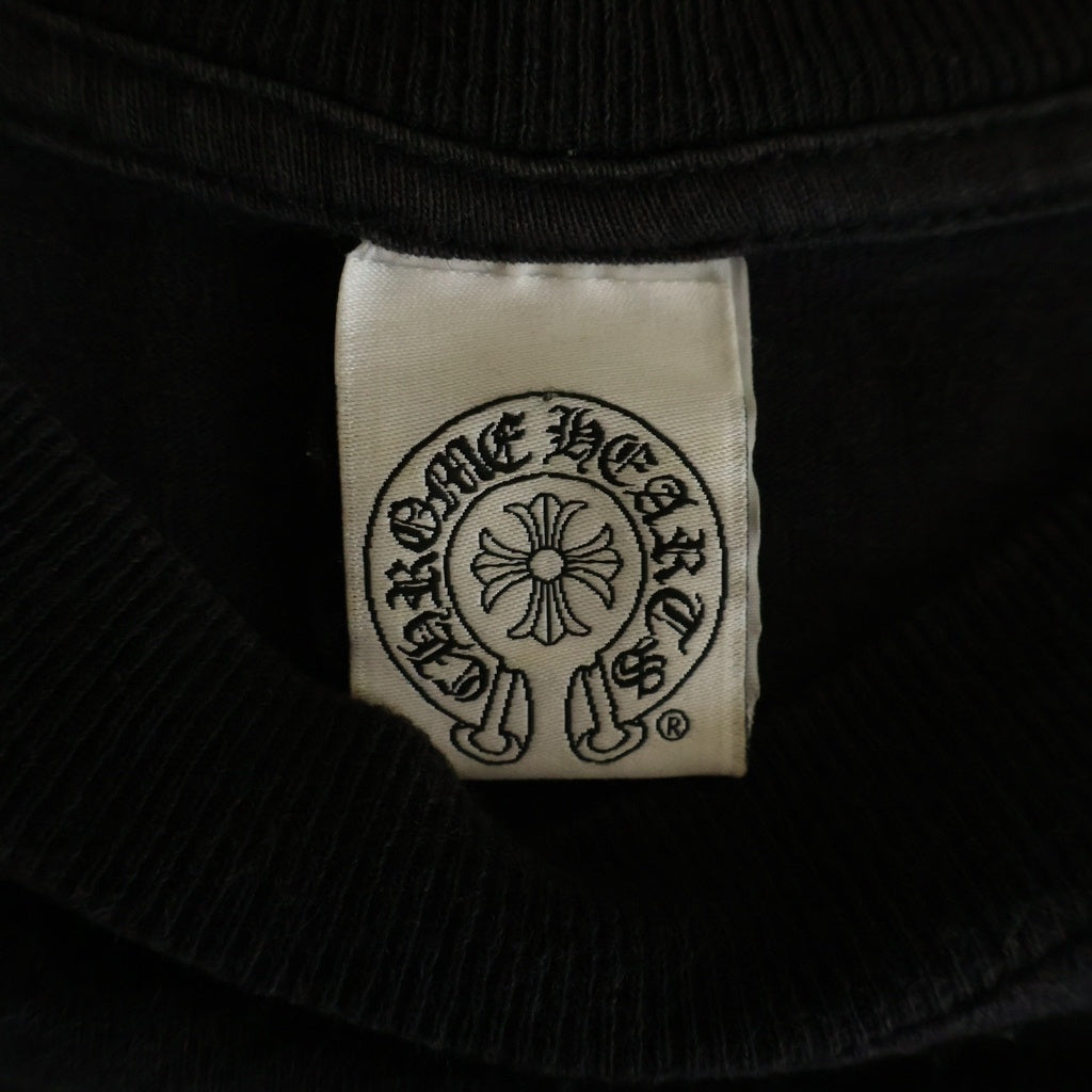 CHROME HEARTS(クロムハーツ) OLD S/S T BAR オールド バックTバー スタープリント 半袖Tシャツカットソー ブラック