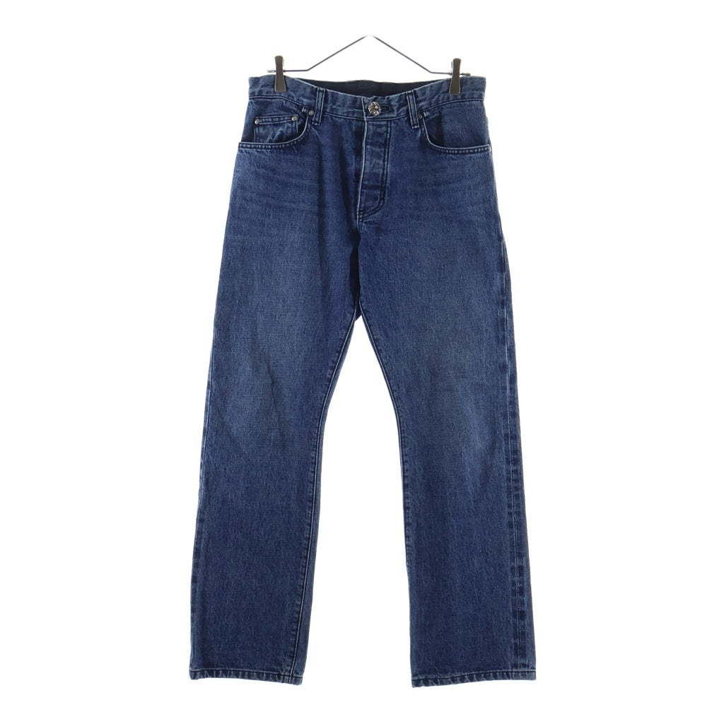 CHROME HEARTS(クロムハーツ) JEAN STRTLG FBRC クロスボールボタンストレートデニムパンツ