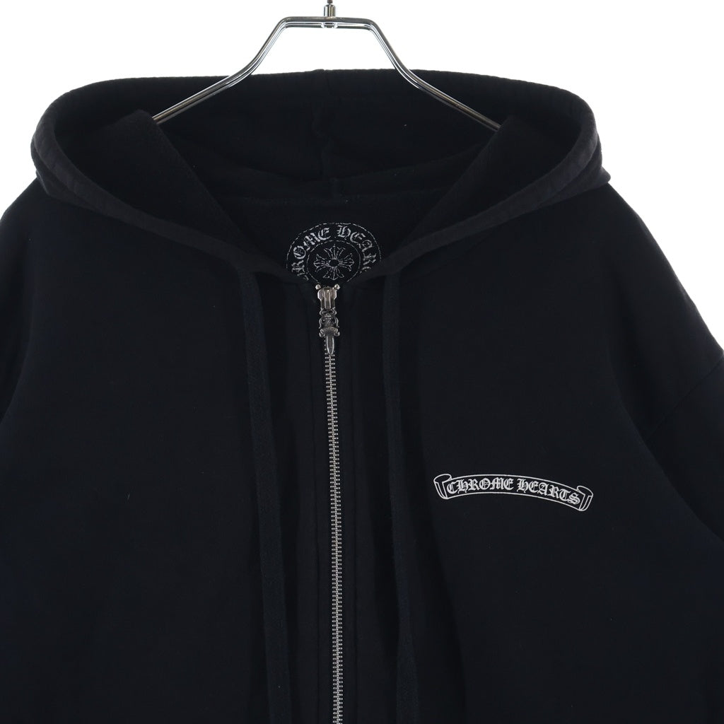 CHROME HEARTS(クロムハーツ) SWTSHRT HD ZIPHOODIE バックフレアニー マルチロゴ ジップパーカー