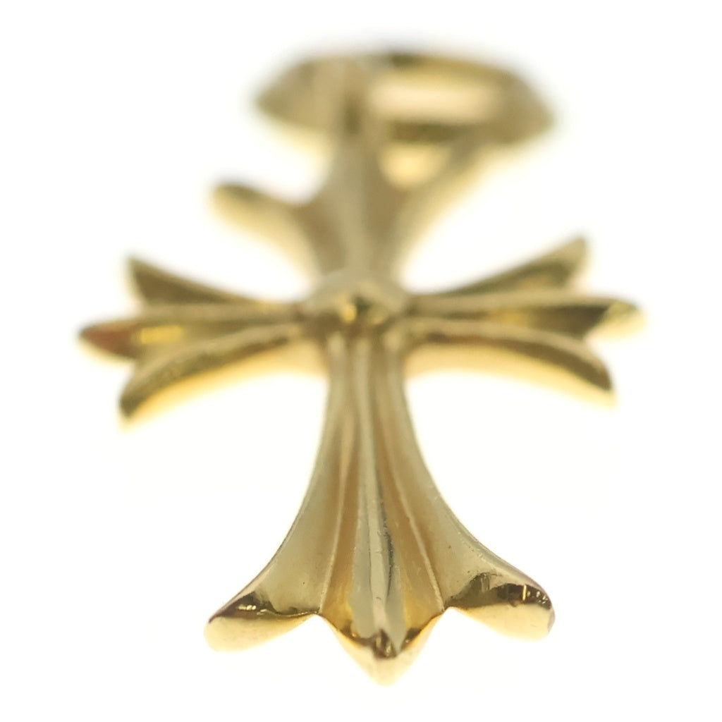 CHROME HEARTS(クロムハーツ) 22K TINY CH CROSS タイニーCHクロス チャーム ゴールドネックレストップ