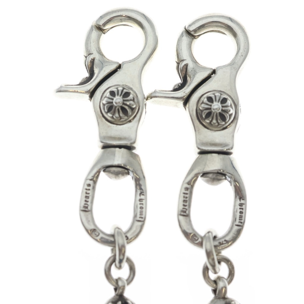 クロムハーツ  2MULTIBALL LONG-T/2クリップロング#2マルチボール シルバーウォレットチェーン メンズ ロング CHROME HEARTS(クロムハーツ) 2MULTIBALL LONG-T 2クリップロング#2