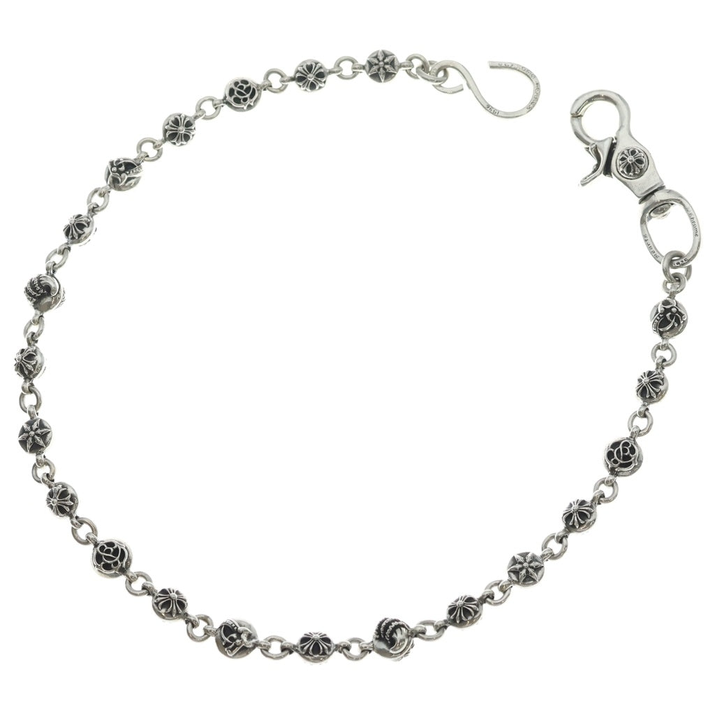 CHROME HEARTS(クロムハーツ) 2MULTIBALL LONG-S 1クリップロング#2マルチボール シルバーウォレットチェーン